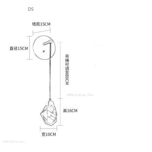 Modern Simple Crystal Wall Light Living Room Background Wall