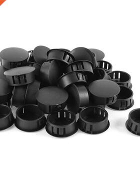 40 Pcs Locking Pnel Plugs Hole Cover 2.5cm 25mm Di. Blck