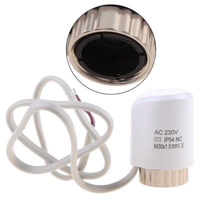 AC 230V Normally Closed NC M30*1.5mm Electric Thermal Actuat