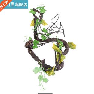 Artificial Reptiles Vine Climber Jungle Forest Bend Branch T