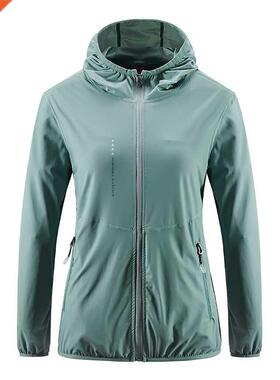 Quick Dry Anti UV Jacket Women Waterproof Skin Windbreaker S