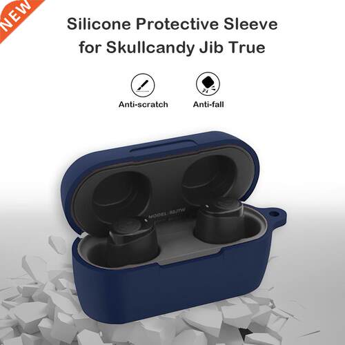 For Skullcandy Jib Silicone Cover Case True Wireless Earpho