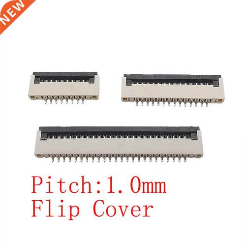 10Pcs/lot FPC FFC Flat Cable Socket 1mm Ptch Under Clamshel