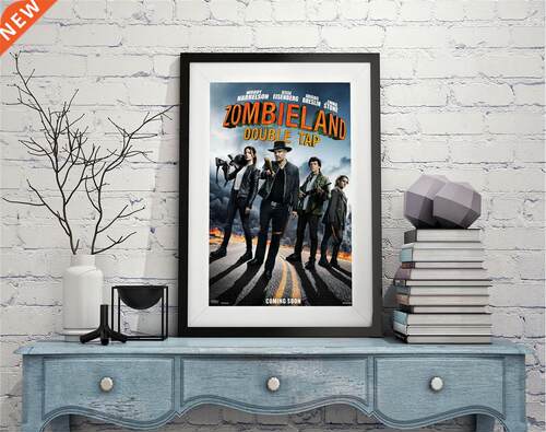 D0956 Zombieland Double Tap Movie Silk Fabric Poster Art De