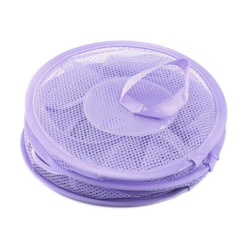 3 Layers Folding Color mesh Hanging Basket Multilayer Cylind
