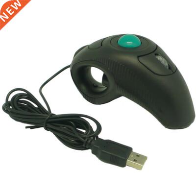 2.4GHz wired USB mouse finger using optical track ball Drop