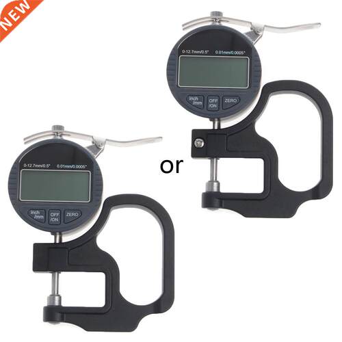0-12.7mm Micrometer Thickness Meter Gauge 0.01mm Depth Teste