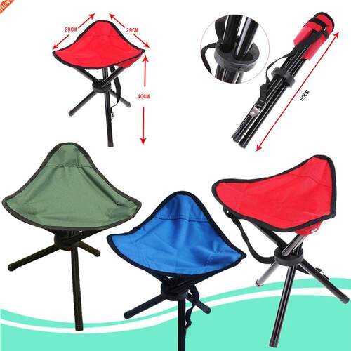 Outdoor Folding Chair Portable Three-legged Stool Outdoor Fi