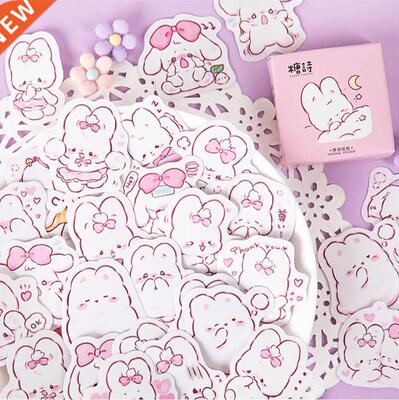 45 pcs/box Cute rabbit daily Kawaii Decoration Stickers Plan