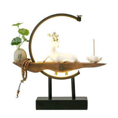 Buddhist Backflow Incense Burner Holder Smoke Waterfall Cens
