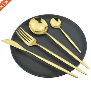 1/4pcs Cutlery Set Blue Dinnerware Set 18/10 Stainless Steel