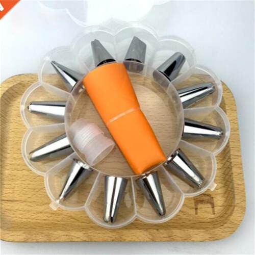 14pc/set Dessert Decorators Silicone Icing Piping Cream Past