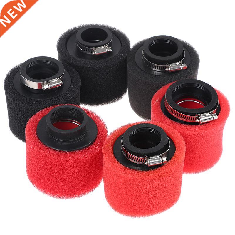 1PC Black Red Straight Neck Foam Air Filter 35mm 38mm 42mm 4