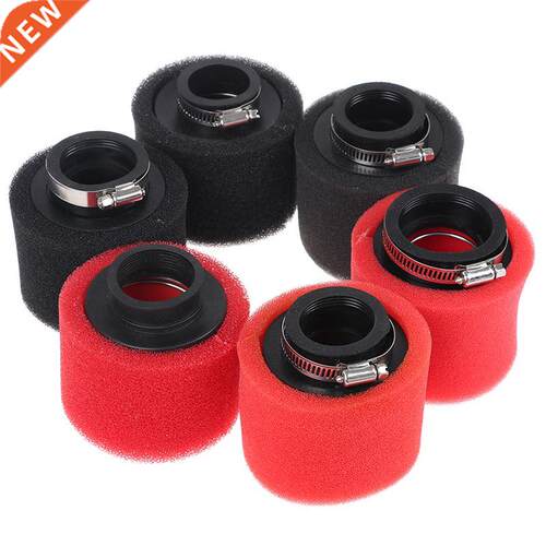 1PC Black Red Straight Neck Foam Air Filter 35mm 38mm 42mm 4