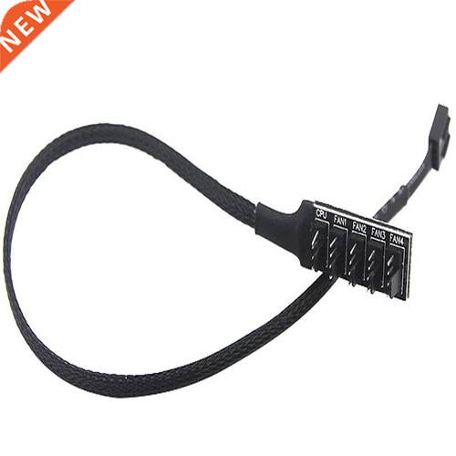 Desktop Computer Cpu Chassis Fan 4pin Pwm Hub 1 To 5 4pin Te