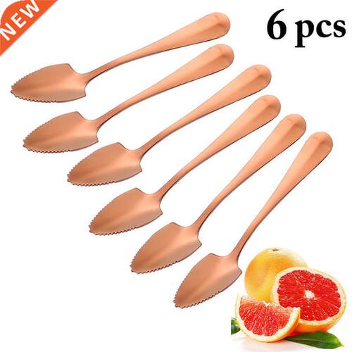 12pcs Tea Spoon Stainless Steel Cake Fruit Spoons For Desser