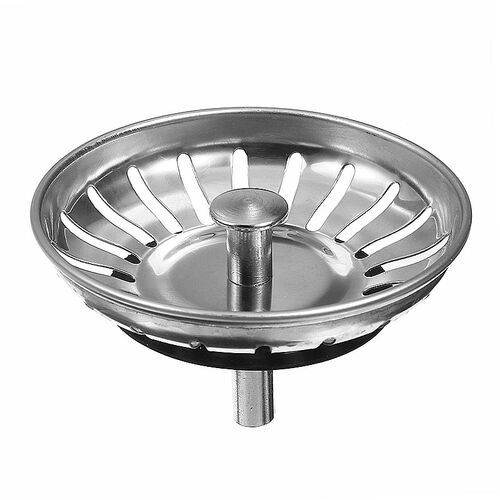 304 Stainless Steel Kitchen Sink Strainer Stopper Waste Plug