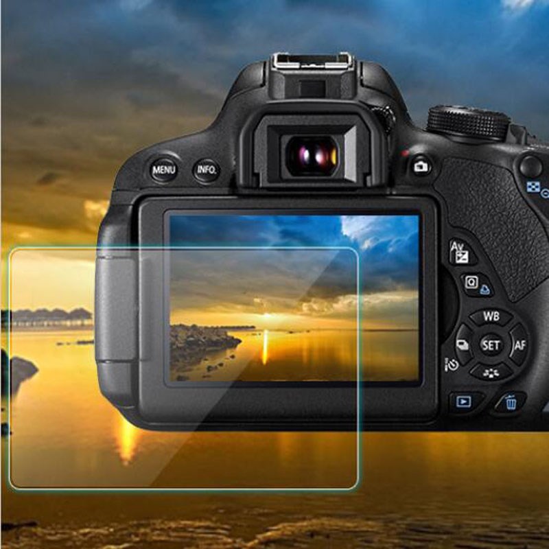 Tempered Glass Protector Guard Cover for Canon EOS 60D 600D