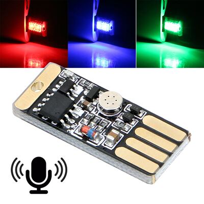 Car LED Atmosphere Lig Touch and Sound Control RGB Music R