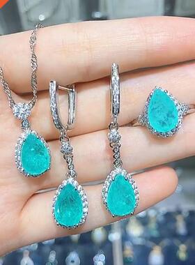 Luxury Wedding Sterling Silver Accessorie Set For Bride Para