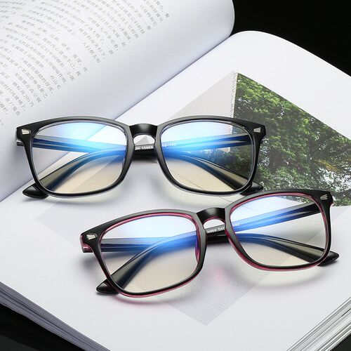 Blue Light Glasses Men Computer Glasses Gaming Goggles Trans