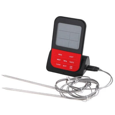 Dual-probe BBQ Thermometer Large Screen Kitchen Oven Food Co