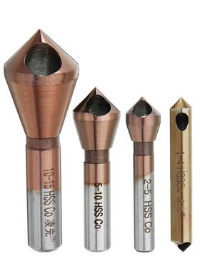M35 Cobalt Countersink Drill Bit 1-4/2-5/5-10/10-15mm Deburr