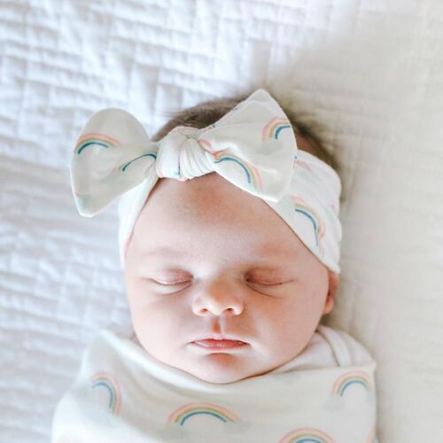 2Pcs/Set Newborn Baby Sleeping Bag With Matching Knotted Hea