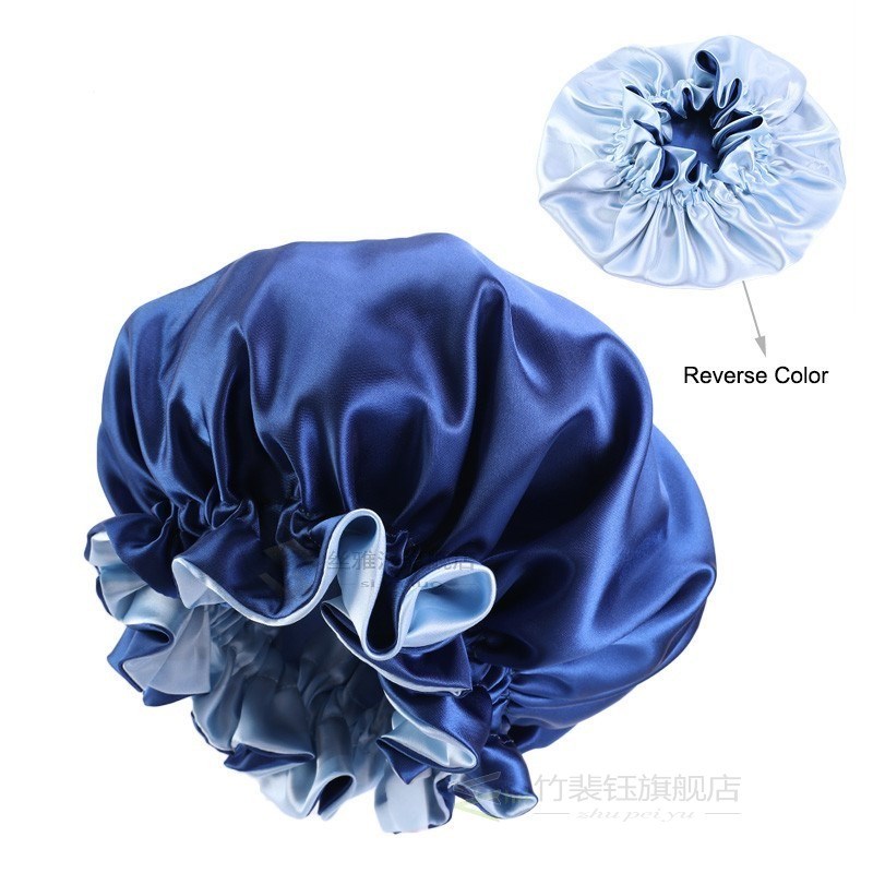 Sd Color Extra Large Satin Silk Bonnet Sleep Cap  Chemothera