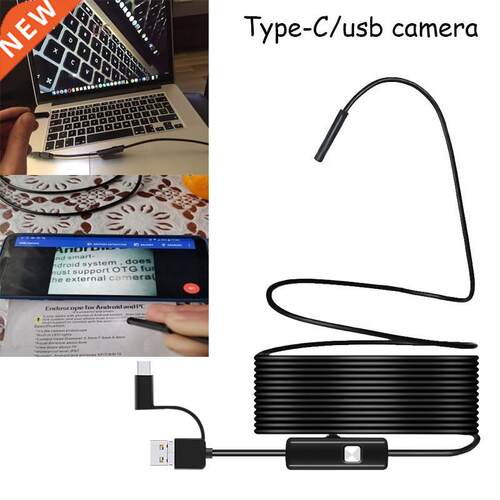 1080P Endoscope 8mm Lens USB/Type-C PC Android Endoscope Cam