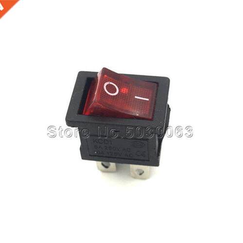10pcs/lot KCD1-104 rocker Switch Warping Power Switch Button