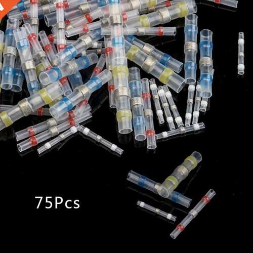 75PCS Het Shrink Butt Terminls Solder Sel Connector Wter