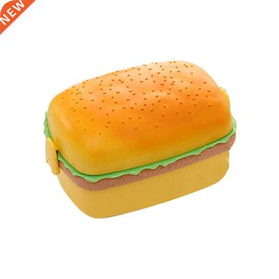 Hamburger Lunch Box Kid Bento Box Food Container Creative Bu