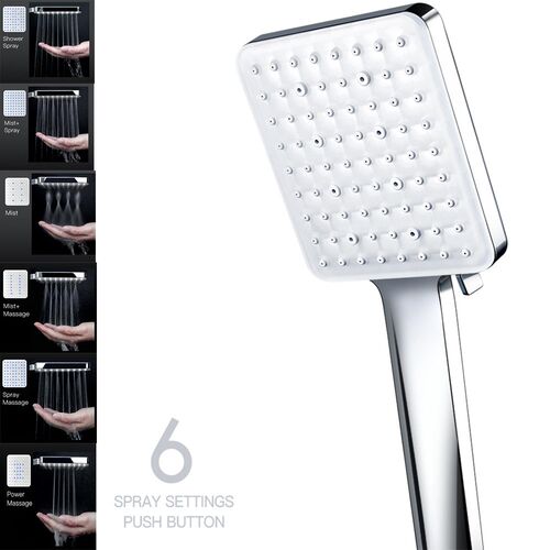 Newentor Shower Head With 150cm Hose Set 6 Spraying High Pr