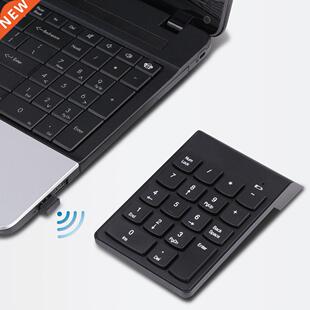 2.4G USB Numeric Keypad Wireless Number Pad 18 Keys Mini Dig