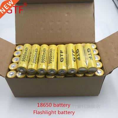100% New 18650 battery 3.7V 9900mAh rechargeable lion batter