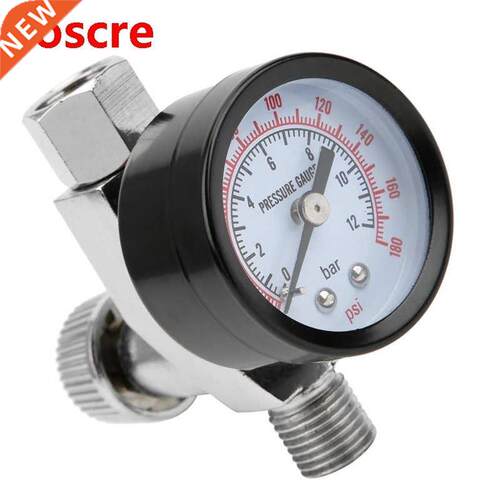 1/4in Adjustable Air Pressure Gauge Regulator Automotive Equ