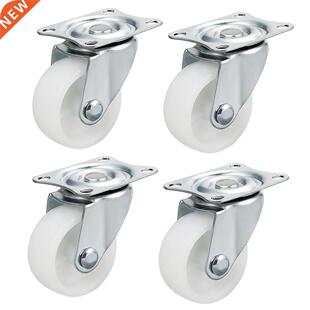 4PCS Caster Trolley Heavy Duty Rubber Wheel Swivel Caster Tr