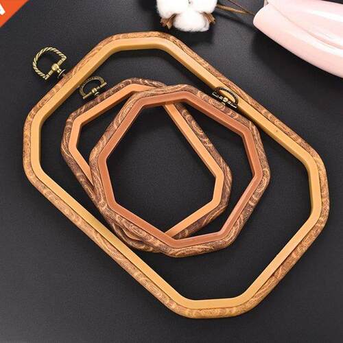 DIY Sewing Embroidery Ring Hoop Tool Plastic Retro Color Emb