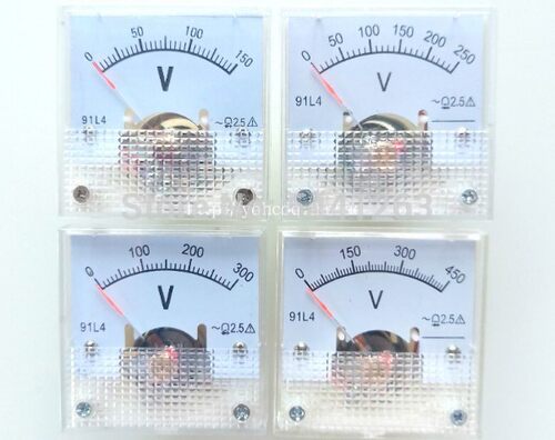 91L4 AC 0-150V 250V 00V 450V og Panel Volt Voltage Meter Vo