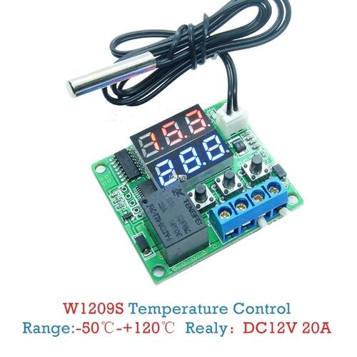 -50~120C DC 12V Mini Thermostat Regulator Digital Temperatur