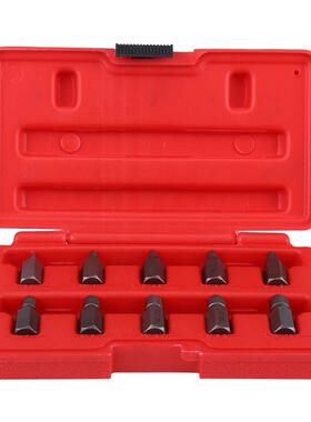 10Pcs/Box Screw Extractor Set Chromium Vanadium Steel .2-10