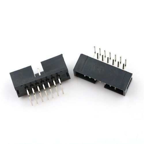 10pcs 14Pin Simple Horns Socket DC3 Right Angle Pin Bend 2.