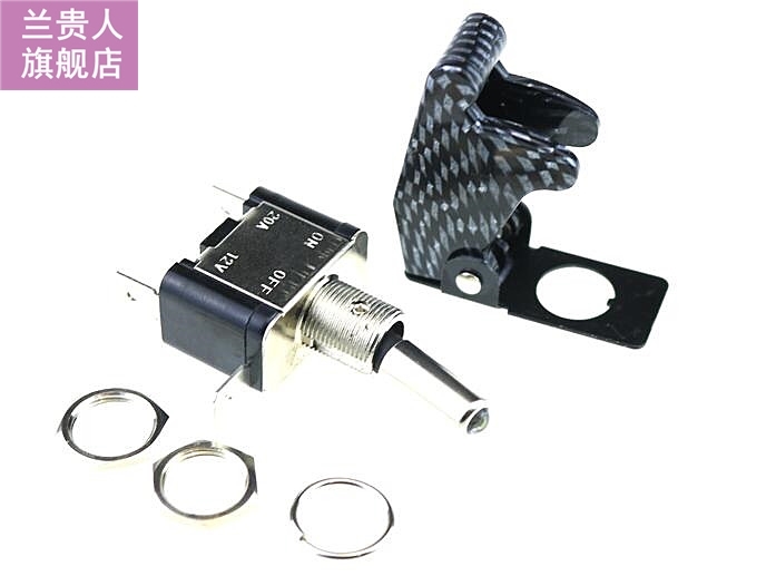 12V 20A Car Auto Van Dash IlluMinated LED Toggle Switch Flic