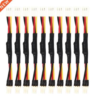 10pcs 3 Pin Fan Connector Resistor to Reduce Fan Speed Noise