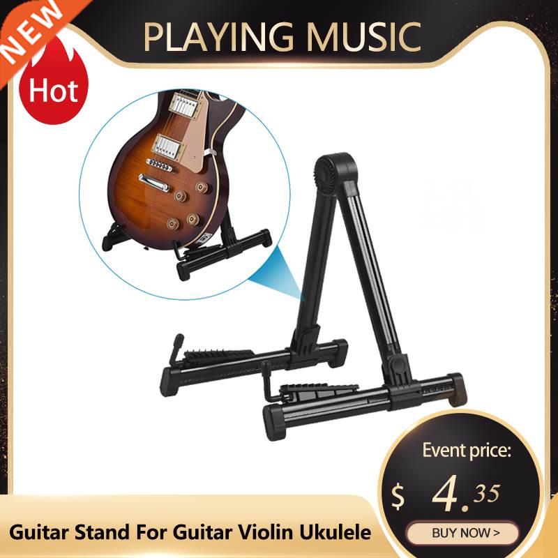 Portable Guitar Stand Holder ABS Plastic Retractable Foldabl