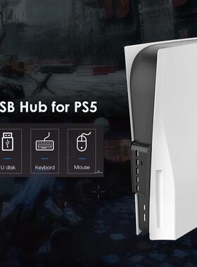 For PS5 USB Hub Adapter 6 Ports USB 3.0 USB A TYPE-C 3.1 Exp