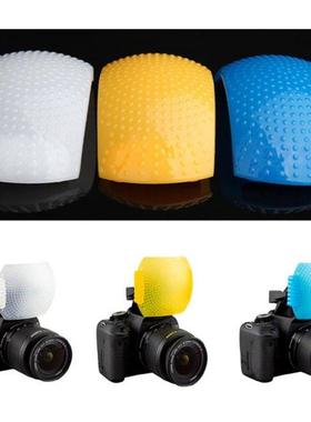 Soft Box Diffuser white blue orange for Internal Flash for c