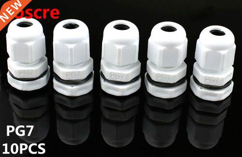 10pcs High Quality IP68 PG7 3-6.5MM Waterproof Nylon Cale G