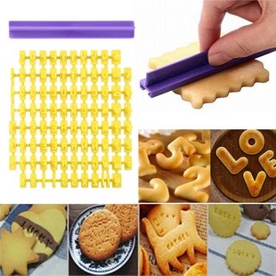 Number Alphabet Fondant Cookie Mould Cake Cutter Decor Bakin